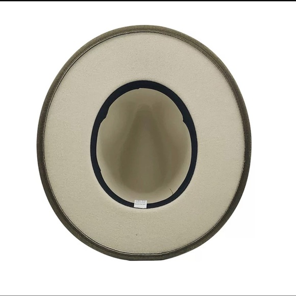 (Last 1) Wide brim boho hat in dirty brown - Picture 2 of 4